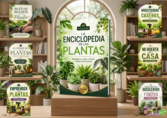 LA ENCICLOPEDIA DE LAS PLANTAS + 6 GUIAS DE REGALO